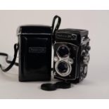 YASHICA-24 TLR CAMERA, in black leather case