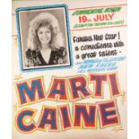 CIRCA 1960's/70's GOLDEN GARTER THEATRE - WYTHENSHAWE front of house poster MARTI CANE and another