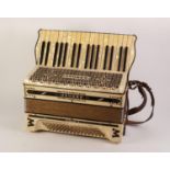 HOHNER TANGO II PIANO ACCORDION, in hard case