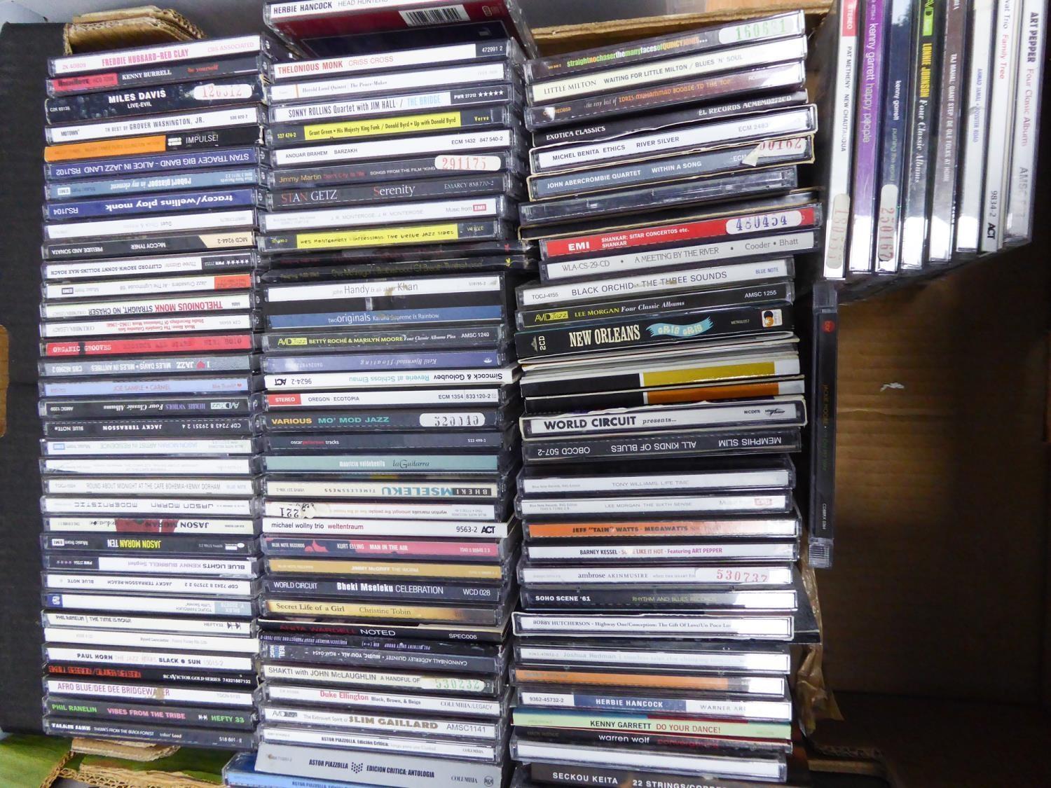 JAZZ CDS- A quantity of approximately 100 cds, a diverse range of, mainly Jazz albums, on an - Image 2 of 2