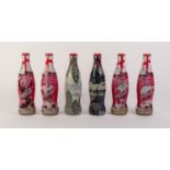 FOUR LIMITED EDITION 330ml BOTTLES OF ?KOREA, JAPAN, FIFA WORLD CUP? COCA-COLA, numbers 1-4,