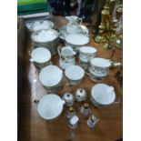 NORITAKE EARLY TWENTIETH CENTURY TEA SERVICE FOR 12 PERSONS HAVING GILT BORDER  DECORATION