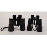 TWO CASED PAIRS OF FIELD BINOCULARS, comprising: 12 x 50 WIDE ANGLE, No: 85054, and PRINZ 16 x