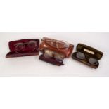 OLD PAIR OF PINCE NEZ, and THREE PAIRS OF SPECTACLES, all cased, (4)