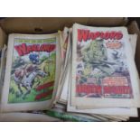 A large quantity of mainly WARLORD and BULLET comics, approximately 120 issues, date ranging from