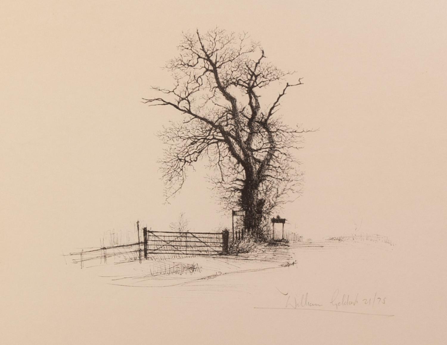 PATRICK BURKE (b.1932) PAIR OF ARTIST SIGNED LIMITED EDITION PRINTS OF PENCIL DRAWINGS Street scenes - Image 3 of 3