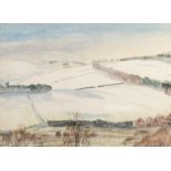 UNATTRIBUTED (TWENTIETH CENTURY) FOUR WATERCOLOUR DRAWINGS Landscapes Unsigned 9? x 12 ½? (22.8cm