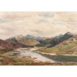 MARJORIE JAQUESTWO WATERCOLOUR DRAWINGS'Loch Loyne'Signed lower left and labelled verso11 1/2" x 8