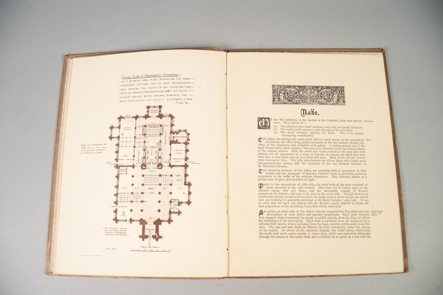 CROWTHER, AN ARCHITECUTRAL HISTORY OF THE CATHEDRAL CHURCH OF MANCHESTER, edited by F Renaud, - Image 6 of 6