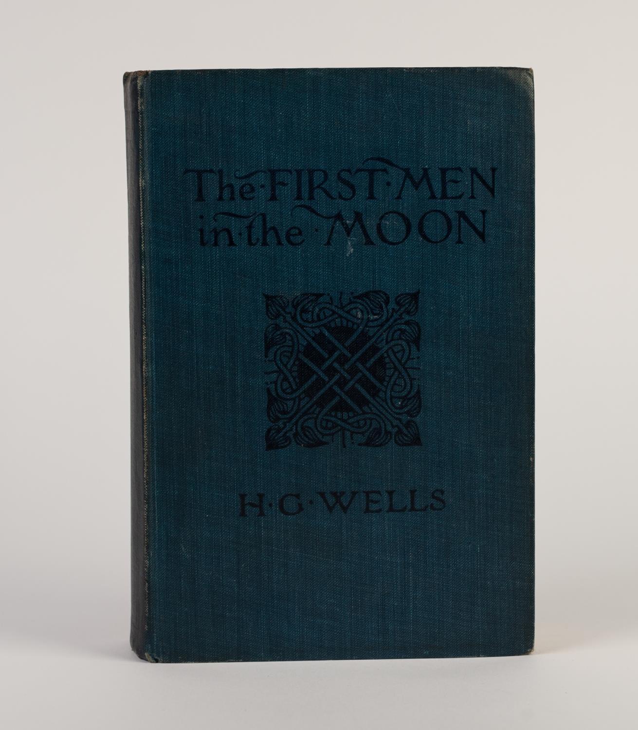 H G WELLS- The First Men in the Moon, published by George Newnes, Limited 1901, 1st Edition with - Image 3 of 6