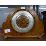 CLOUD SHAPED ART DECO STYLE MANTEL CLOCK