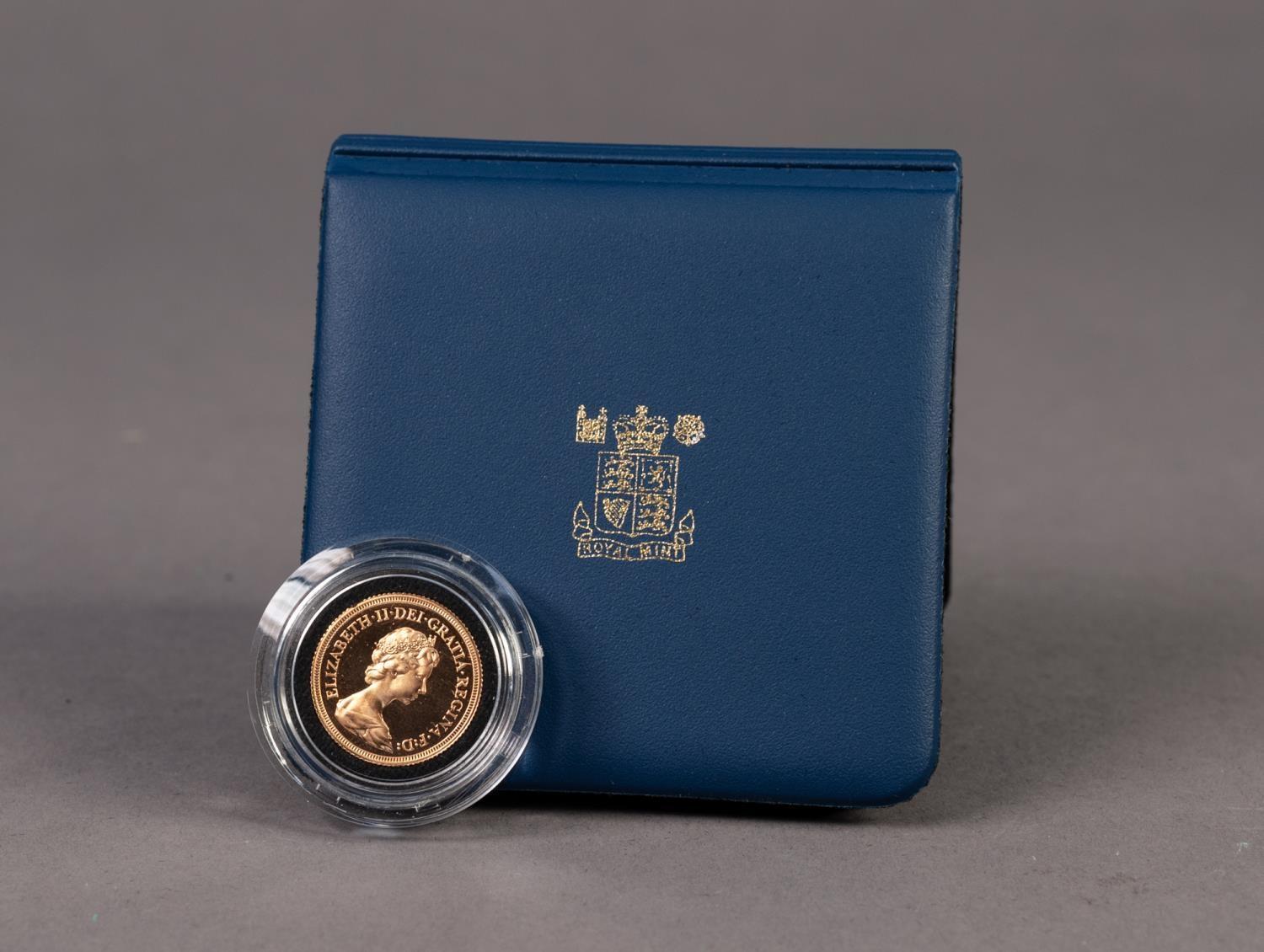 ROYAL MINT CASED AND CAPSULATED ELIZABETH II GOLD SOVEREIGN 1979 (VF) - Image 2 of 2