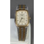 1980's LONGINES STAINLESS STEEL PARCEL GILDED LADY'S QUARTZ BRACELET WRIST WATCH with accompanying