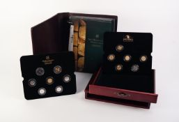 LONDON MINT OFFICE 'THE MILLIONAIRES COLLECTION' LIMITED EDITION PART SET OF REPLICA ENGLISH PROOF