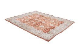 HERAT PERSIAN CARPET with all-over Herati design of formal large flowers and delicate floral and