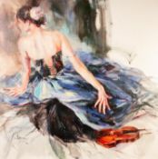 ANNA RAZUMOVSKAYA (TWENTIETH/ TWENTY FIRST CENTURY) ARTIST SIGNED LIMITED EDITION COLOUR PRINT ?