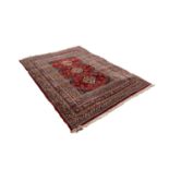 BELGIUM PURE NEW WOOL PILE LARGE RUG, of 'Abbas Royal' Persian Shiraz design, with triple pole