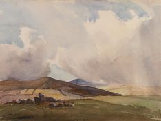 JAMES ALLEN HILL (1903-1985)WATERCOLOUR 'Snaefell - Isle of Man' Signed lower left, labelled verso