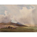 JAMES ALLEN HILL (1903-1985)WATERCOLOUR 'Snaefell - Isle of Man' Signed lower left, labelled verso