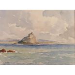 JAMES ALLEN HILL (1903-1985)WATERCOLOUR 'St. Michael's Mount'Signed lower left, labelled verso 11