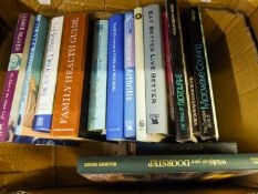 A QUANTITY OF BOOKS,  VARIOUS AUTHORS AND SUBJECTS (4 BOXES)