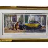 AFTER ALAN FEARNLEY, ARTIST SIGNED LIMITED EDITION COLOUR PRINT, 'THE CONNOISSEUR', SIGNED, TITLED