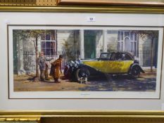 AFTER ALAN FEARNLEY, ARTIST SIGNED LIMITED EDITION COLOUR PRINT, 'THE CONNOISSEUR', SIGNED, TITLED