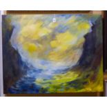 JOSEPHINE LYONS (TWENTY FIRST CENTURY) TWO OIL PAINTINGS ON CANVAS Landscape Signed and dated 2011-