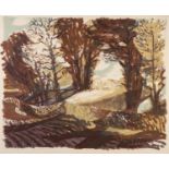 NORMAN JAQUES (1922-2014) TWO COLOUR PRINTS ?River Bollin, Castle Mills, Cheshire, (4/15) Signed,