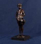 SHEREE VALENTINE DAINES (b.1959) LIMITED EDITION PATINATED BRONZE AND WHITE METAL FIGURE ?Out to