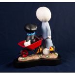 DOUG HYDE (b.1972) LIMITED EDITION ?COLD CAST PORCELAIN? MOULDED SCULPTURE ?Daisy Trail?, (552/