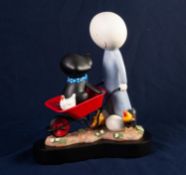 DOUG HYDE (b.1972) LIMITED EDITION ?COLD CAST PORCELAIN? MOULDED SCULPTURE ?Daisy Trail?, (552/