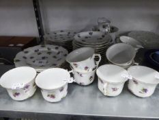 AUSTRIA 'ROYAL' PART TEA SERVICE OF APPROX 37 PIECES, IN FLORAL PATTERN