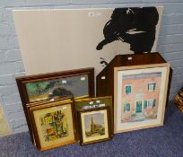 A 'PEARS SOAP' MIRROR PRINT, A FRANKIE CRANFIELD PRINT, A LOWRY PRINT AND VARIOUS OTHER PRINTS