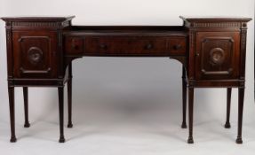 TURNER, WOODWARD & Co Ltd, MANCHESTER, EARLY TWENTIETH CENTURY DARK STAINED MAHOGANY ADAMS STYLE