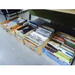 A LARGE QUANTITY OF BOOKS, VARIOUS AUTHORS AND SUBJECTS (4 BOXES)