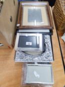 SEVEN VARIOUS EASEL AND OTHER PHOTOGRAPH FRAMES (10)