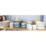 A SELECTION OF DENBY 'INTRA' DINNER WARES,  'MOROCCO' DINNER WARES AND A 'BILTONS' PART TEA SERVICE