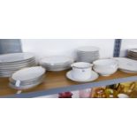 A QUANTITY OF 'THOMAS OF GERMANY' DINNER WARES TO INCLUDE; PLATES, BOWLS ETC.... (APPROX 34 PIECES )