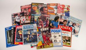 FIFTY TWO MANCHESTER CITY AWAY PROGRAMMES from 1970s to 2000s to include Norwich played at