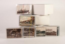 IN EXCESS OF NINE HUNDRED EARLY TWENTIETH CENTURY AND LATER POSTCARDS IN INDIVIDUAL PLASTIC SLEEVES,