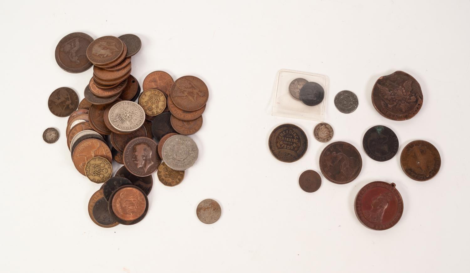 SELECTION OF GREAT BRITAIN 18th CENTURY AND LATER, MAINLY COPPER, COINAGE to include George III 1806
