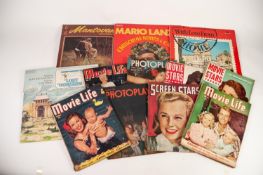 QUANTITY OF MOVIE MAGAZINES FORM THE 1950?S, ?Picture Show?, ?Movie Show?, ?Movie Life?, ?Photoplay?