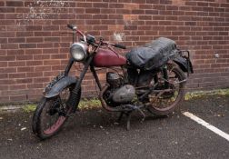 FRANCIS BARNETT MOTORCYCLE WITH VILLIERS ENGINE, first registered 1950, registration number