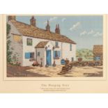 FIVE BROCKLEHURST, MACCLESFIELD, SILK WOVEN PICTURES in matching gilt frames and glazed, viz The