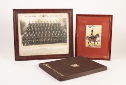 RAF AIR CREW CADETS No 4 RADIO SCHOOL GROUP PHOTOGRAPH, a CASHS COLLECTORS SILK of Jussar on