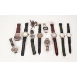 TEN VARIOUS LIMIT, TIMEX EXPEDITION, RICARDO, DENACCI, LORUS MOSTLY QUARTZ GENTLEMAN'S WRIST WATCHES