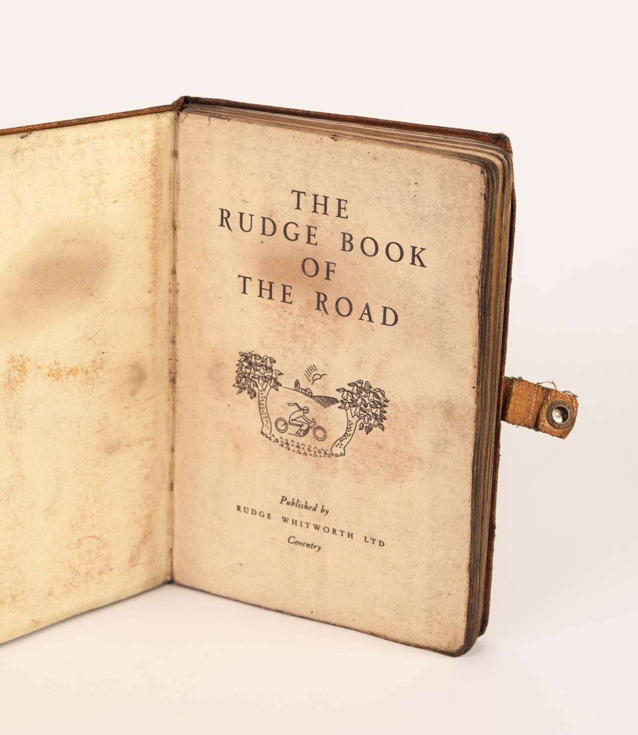 THE RUDGE BOOK OF THE ROAD, circa 1927, a pocket guide for Rudge motorcycle owners, published by - Image 2 of 2
