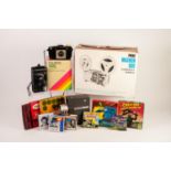 PRINZ 'MAGNON DUO', BOXED STANDARD AND SUPER EIGHT CINE PROJECTOR together with a SMALL SELECTION OF