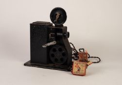 *PROBABLE PATHOSCOPE 9.5mm SMALL BLACK METAL PROJECTOR, 10 ½? (26.7cm) high, lacks side panel,